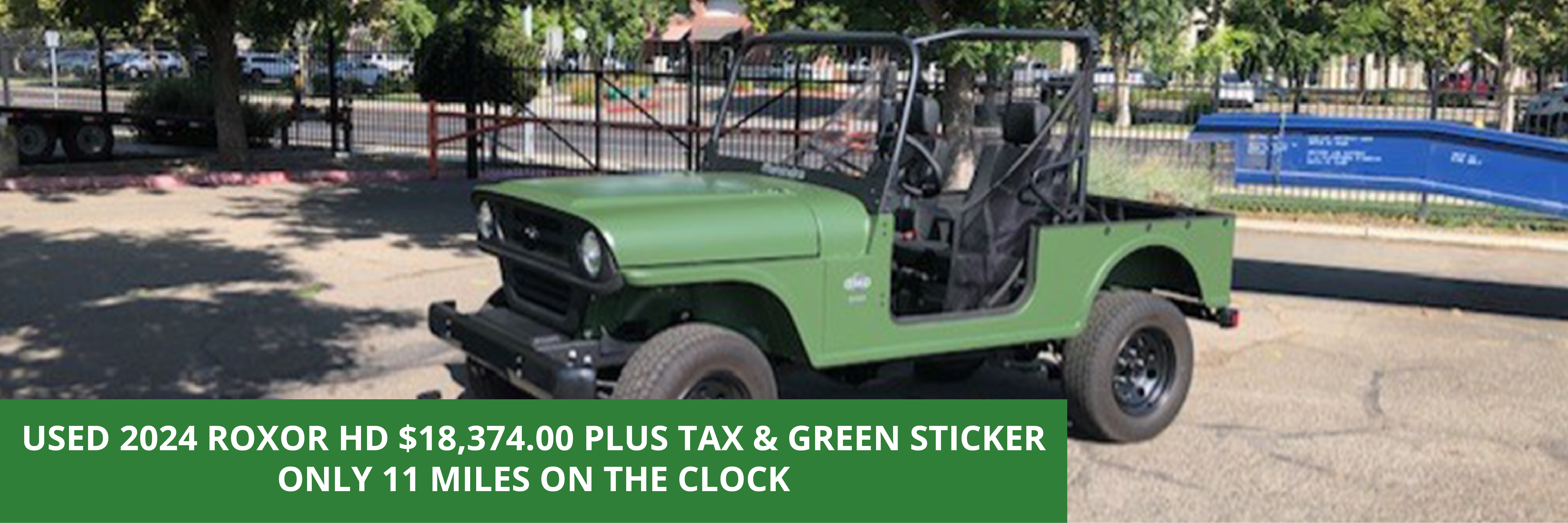 Roxor UTV Close up